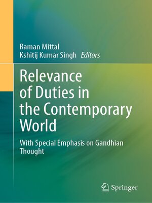 cover image of Relevance of Duties in the Contemporary World